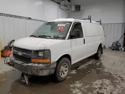 Salvage trucks for sale at Windham, ME auction: 2013 Chevrolet Express G1500