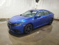 Salvage cars for sale from Copart Central Square, NY: 2020 Honda Civic Sport