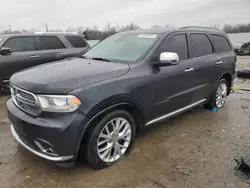 Dodge salvage cars for sale: 2014 Dodge Durango Citadel