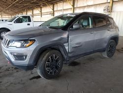 Jeep salvage cars for sale: 2019 Jeep Compass Trailhawk