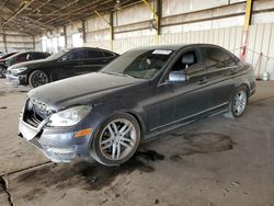 Mercedes-Benz salvage cars for sale: 2013 Mercedes-Benz C 250