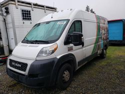 Salvage cars for sale from Copart Graham, WA: 2019 Dodge RAM Promaster 2500 2500 High