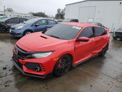 Salvage cars for sale from Copart Sacramento, CA: 2019 Honda Civic TYPE-R Touring