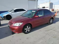 Salvage cars for sale at Farr West, UT auction: 2005 Honda Civic EX