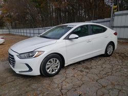 Salvage cars for sale at Austell, GA auction: 2017 Hyundai Elantra SE