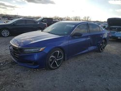 Salvage cars for sale at Kansas City, KS auction: 2022 Honda Accord Sport