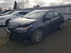 Salvage cars for sale from Copart Ontario Auction, ON: 2017 Toyota Corolla L