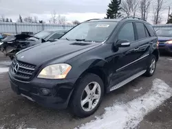 Salvage cars for sale at Bowmanville, ON auction: 2008 Mercedes-Benz ML 320 CDI