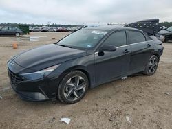 Salvage cars for sale at Houston, TX auction: 2022 Hyundai Elantra SEL