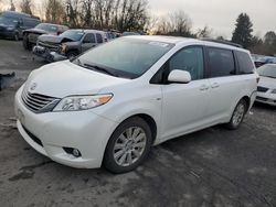 Toyota salvage cars for sale: 2017 Toyota Sienna XLE