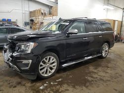 Ford salvage cars for sale: 2019 Ford Expedition Max Platinum