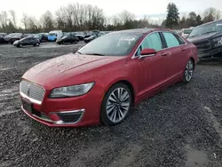 Salvage cars for sale at Portland, OR auction: 2017 Lincoln MKZ Hybrid Reserve