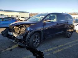 Salvage cars for sale at Pennsburg, PA auction: 2016 Toyota Highlander XLE