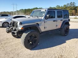 Salvage cars for sale from Copart Greenwell Springs, LA: 2018 Jeep Wrangler Unlimited Sport