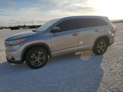 Toyota salvage cars for sale: 2016 Toyota Highlander XLE