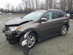 Salvage cars for sale at Waldorf, MD auction: 2015 Toyota Rav4 Limited