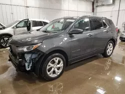 Salvage cars for sale at Franklin, WI auction: 2020 Chevrolet Equinox LT