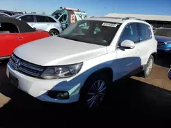 Volkswagen Vehiculos salvage en venta: 2015 Volkswagen Tiguan S