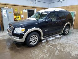 Salvage cars for sale from Copart Kincheloe, MI: 2007 Ford Explorer Eddie Bauer