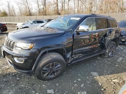 Salvage cars for sale at Waldorf, MD auction: 2019 Jeep Grand Cherokee Limited