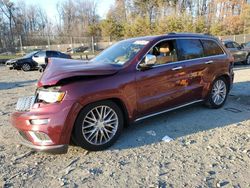 Jeep Grand Cherokee salvage cars for sale: 2018 Jeep Grand Cherokee Summit