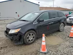 Salvage cars for sale at Columbus, OH auction: 2012 Honda Odyssey EXL