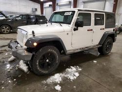 Jeep salvage cars for sale: 2016 Jeep Wrangler Unlimited Sport