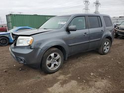 Salvage cars for sale at Elgin, IL auction: 2012 Honda Pilot Exln