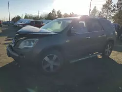 Vehiculos salvage en venta de Copart Denver, CO: 2010 GMC Acadia SLT-1