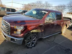 Salvage cars for sale at Moraine, OH auction: 2015 Ford F150 Supercrew