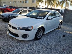 Vehiculos salvage en venta de Copart Opa Locka, FL: 2016 Mitsubishi Lancer ES