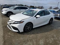 Salvage cars for sale at Sacramento, CA auction: 2021 Toyota Camry SE