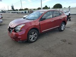 Salvage cars for sale at Miami, FL auction: 2015 Nissan Rogue Select S