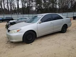 Salvage cars for sale at Austell, GA auction: 2002 Toyota Camry LE