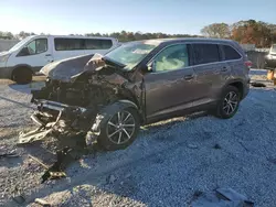 Salvage cars for sale at Fairburn, GA auction: 2017 Toyota Highlander SE