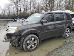 Salvage cars for sale at Waldorf, MD auction: 2014 Honda Pilot EXL