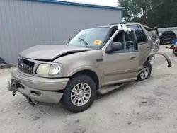 Salvage cars for sale at Midway, FL auction: 2002 Ford Expedition Eddie Bauer