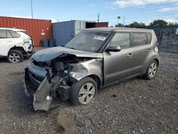 Salvage cars for sale at Homestead, FL auction: 2015 KIA Soul