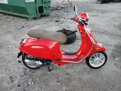 Salvage motorcycles for sale at Mendon, MA auction: 2020 Vespa Moped