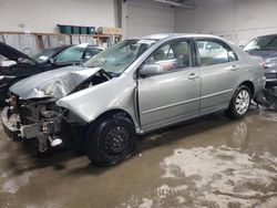 Salvage cars for sale at Elgin, IL auction: 2003 Toyota Corolla CE