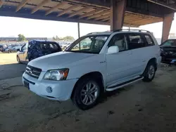 Salvage cars for sale at American Canyon, CA auction: 2007 Toyota Highlander Hybrid