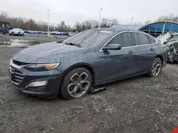 Chevrolet salvage cars for sale: 2021 Chevrolet Malibu LT