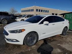 Salvage cars for sale at Littleton, CO auction: 2017 Ford Fusion Titanium HEV