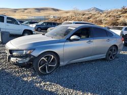 Salvage cars for sale at Reno, NV auction: 2019 Honda Accord Sport