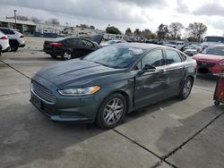 Salvage cars for sale at Sacramento, CA auction: 2015 Ford Fusion SE