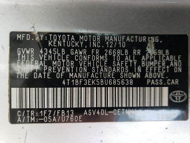 2011 Toyota Camry Base