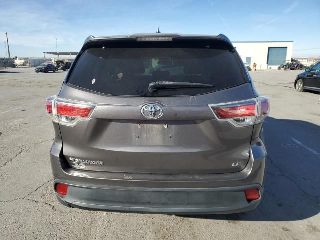 2015 Toyota Highlander LE