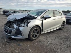 Salvage cars for sale at Fredericksburg, VA auction: 2019 Chevrolet Cruze LT