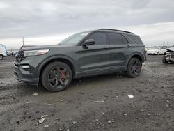 Salvage cars for sale from Copart Airway Heights, WA: 2022 Ford Explorer ST