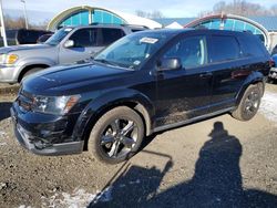 Salvage cars for sale from Copart East Granby, CT: 2016 Dodge Journey Crossroad